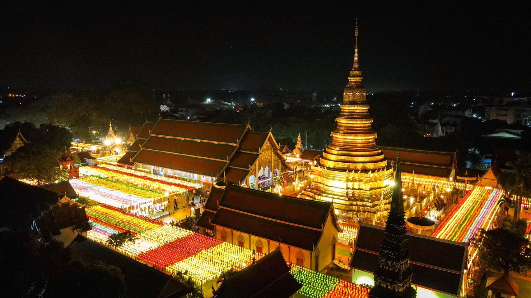 MUST SEE & MUST JOIN Wat Phra That Haripunchai Woramahawihan