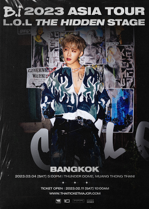 B.I 2023 ASIA TOUR [L.O.L THE HIDDEN STAGE]IN BANGKOK