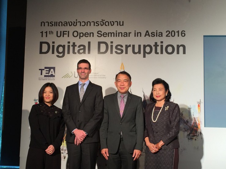 ทีเส็บ ดึงงาน UFI Open Seminar in Asia 2016 ขานรับแผนยุทธศาสตร์ชาติ ส่งเสริมธุรกิจภาคบริการ ดันอุตสาหกรรมการแสดงสินค้านานาชาติสู่เวทีกระจายการค้าและการลงทุน