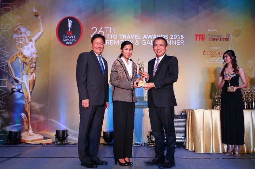 Thailand Wins the TTG Travel Awards 2015, Reflecting the Capability of Thai MICE on Regional Stage