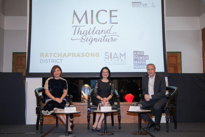 ทีเส็บ เปิดตัว MICE Thailand Signature แคมเปญทางการตลาดล่าสุด ต่อยอดร่วมงานไมซ์ในไทย ดึงนักเดินทางกลุ่มไมซ์ใช้จ่ายเพิ่ม ขยายเวลาพำนัก ด้วยประสบการณ์พิเศษในประเทศไทย