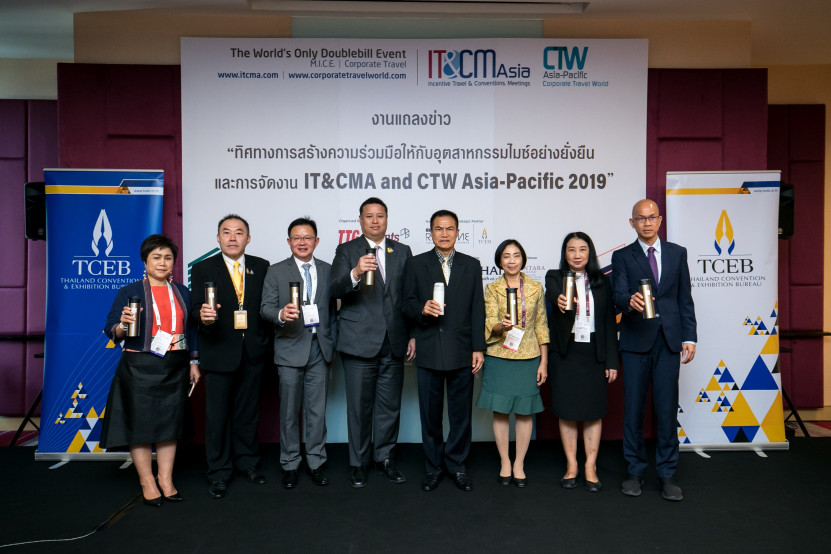 ทีเส็บชู 4Ms ในตลาดไมซ์โลก  เปิดตัวเวทีงานเทรดโชว์ ITCMA&CTW 2019