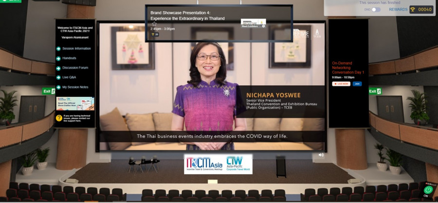 TCEB LAUNCHES 10 MICE CITIES AT ‘IT&CMA 2021 VIRTUAL’, ATTRACTING INT’L TRAVELLERS AS THAILAND REOPENS