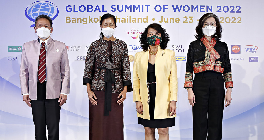 Thailand to host 2022 Global Summit of Women in June,   first MICE event of scale as Thailand reopens